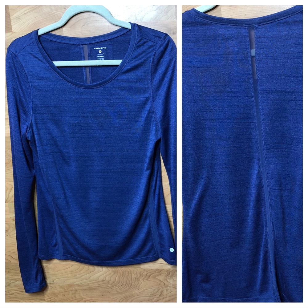 LAYER8 Size Medium Qwick-Dry Long Sleeve Shirt